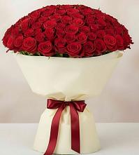Букет 101 Красная роза Милано в Знаменске