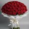 Букет 101 Красная роза Блэк Мэджик в Знаменске