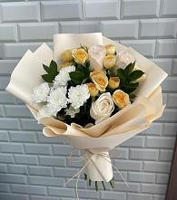 Букет цветов из:  Розы и Хризантемы в Знаменске
