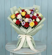 Букет цветов из:  Розы в Знаменске
