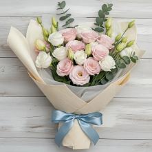 Букет цветов из:  Лизиантусы #REPLACE_PRED# Знаменске