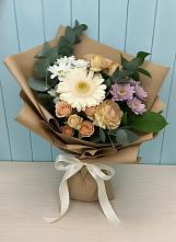 Букет цветов из:  Герберы и Хризантемы в Знаменске