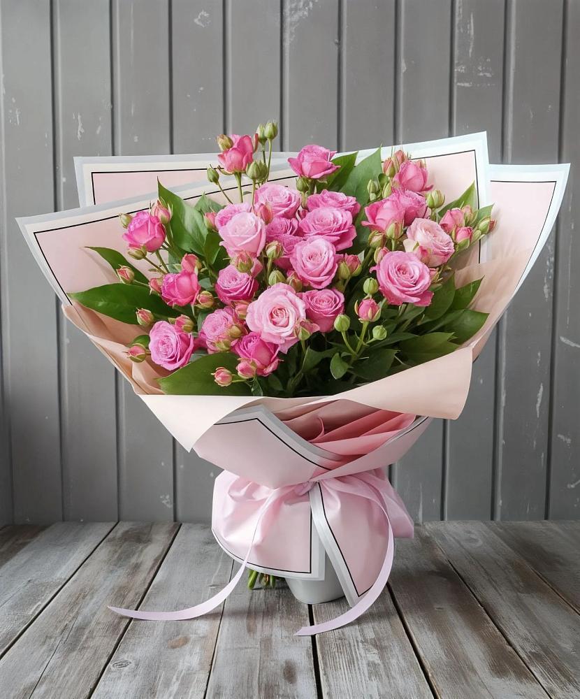 Букет Розовый кустик в Знаменске
