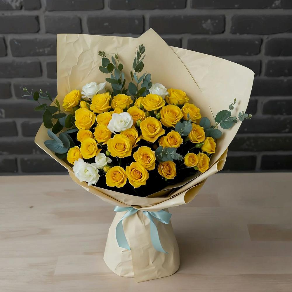 Букет цветов из: Розы в Знаменске