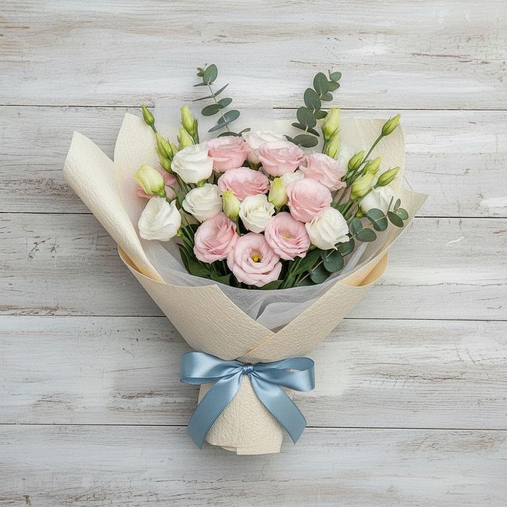 Букет цветов из: Лизиантусы в Знаменске