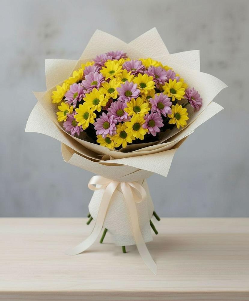 Букет цветов из: Хризантемы в Знаменске